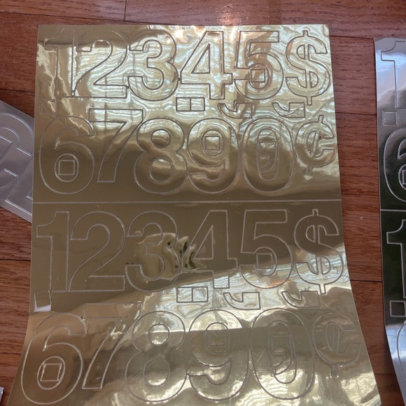 Assorted sticker letters and numbers - Picture 4 of 10